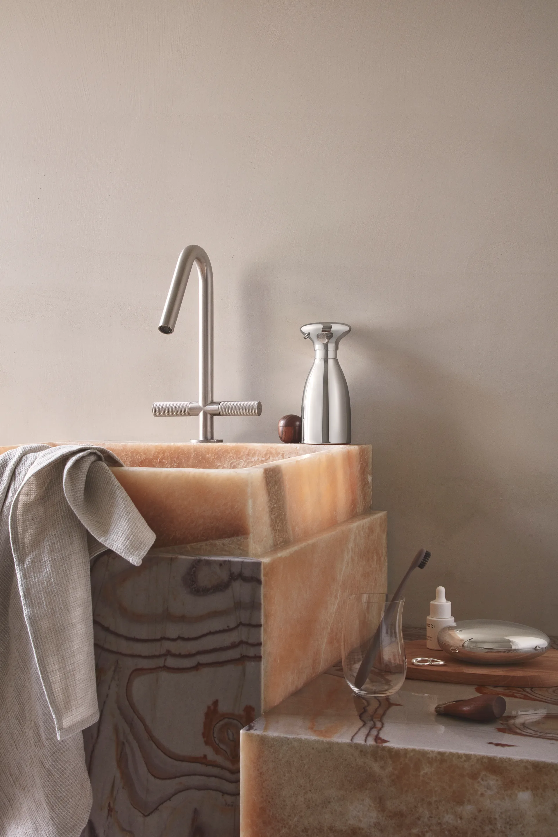 Alfredo zeeppomp 35 cl, Roestvrij staal Georg Jensen