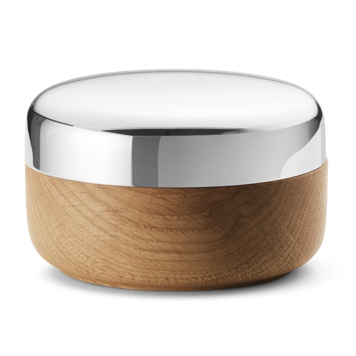 Alfredo zoutvat Ø8,5 cm, Eikenhout-roestvrij staal Georg Jensen