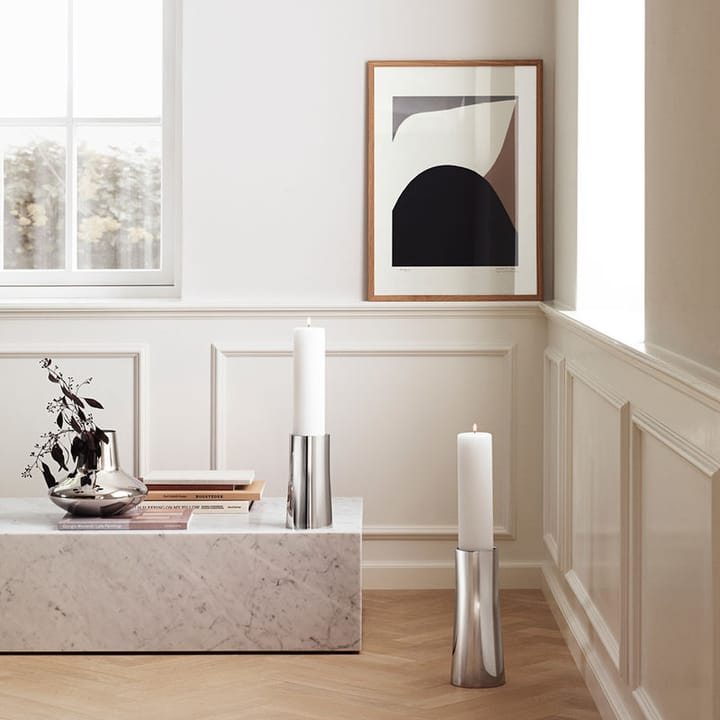 Ambience kandelaar small, Roestvrij staal Georg Jensen