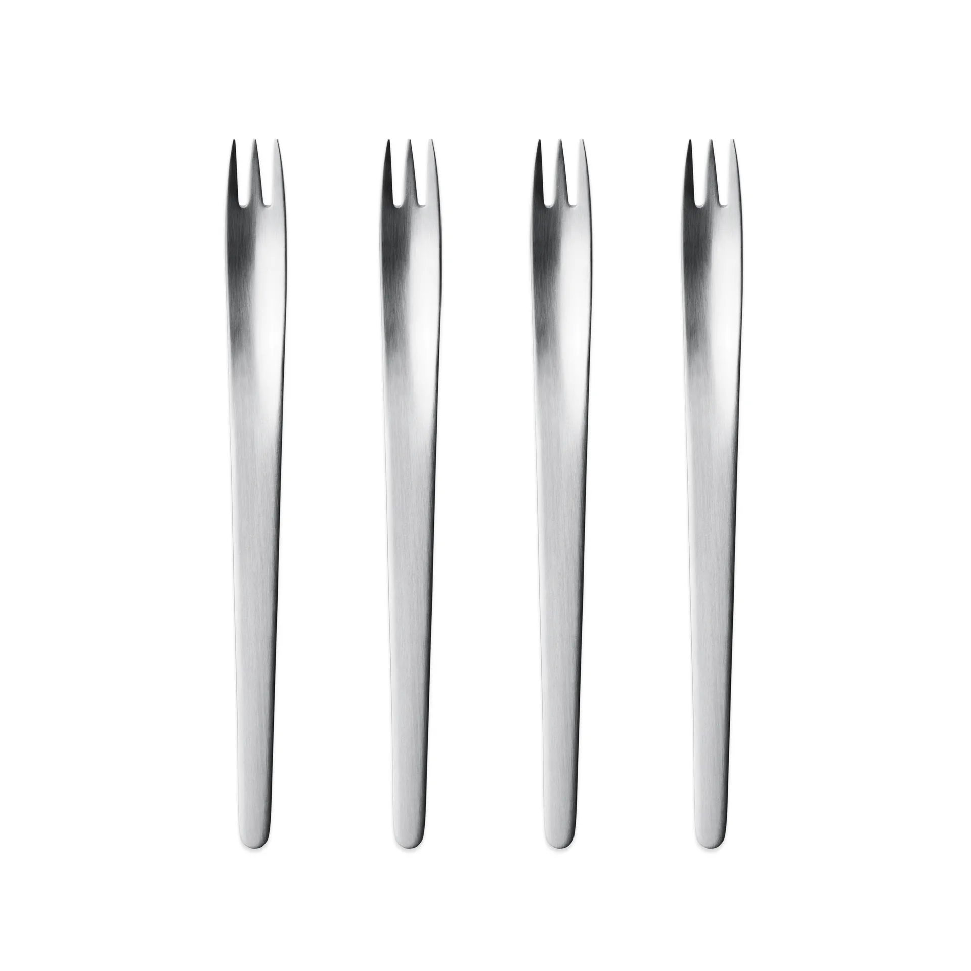 Arne Jacobsen taartvorkje, 4-pack Georg Jensen