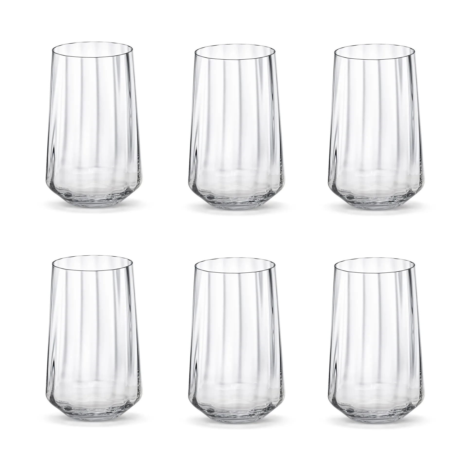 Bernadotte drinkglas hoog 38 cl 6-pack, Kristalline Georg Jensen