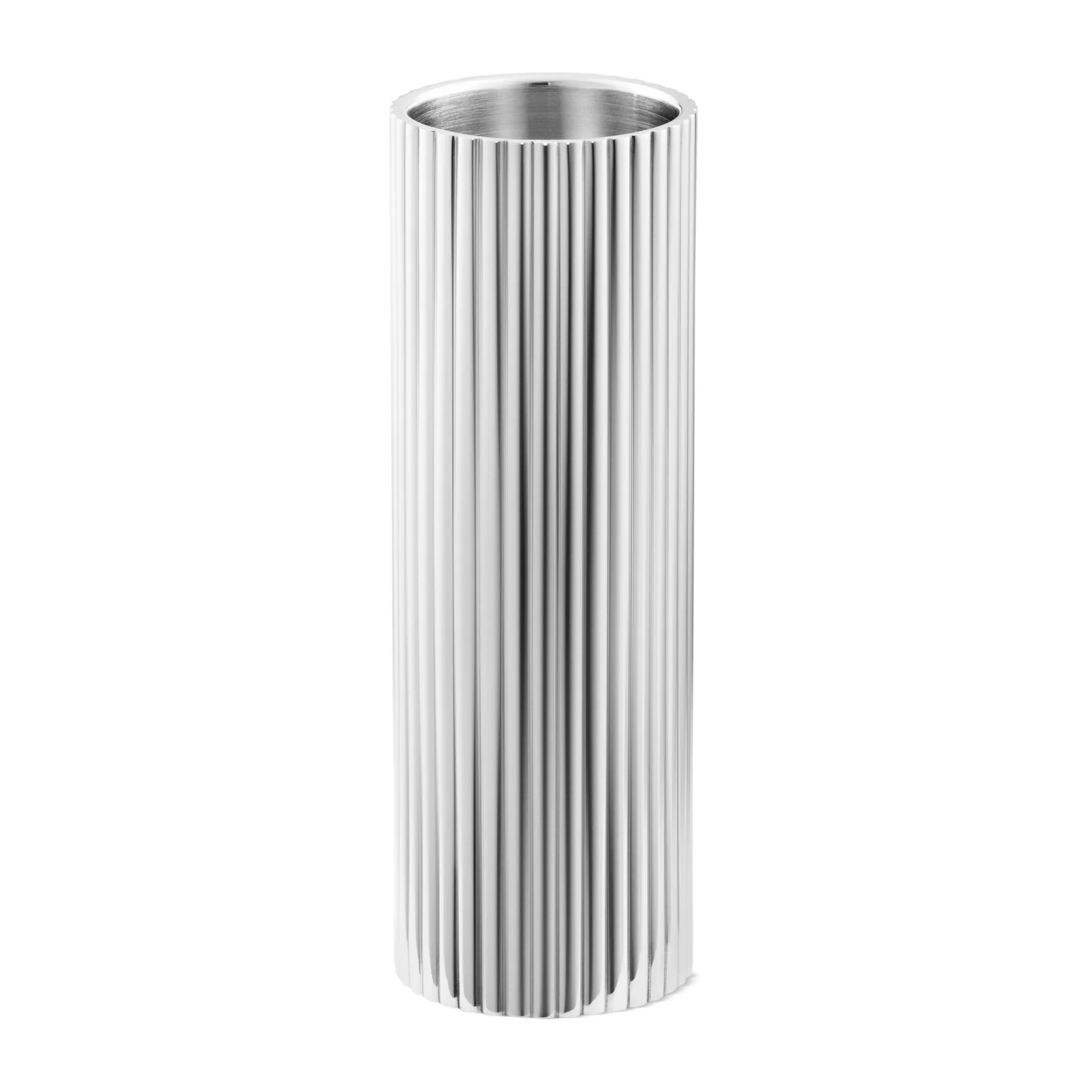 Bernadotte kandelaar 14 cm, Roestvrij staal Georg Jensen