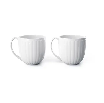 Bernadotte mok 30 cl 2-pack - Wit - Georg Jensen