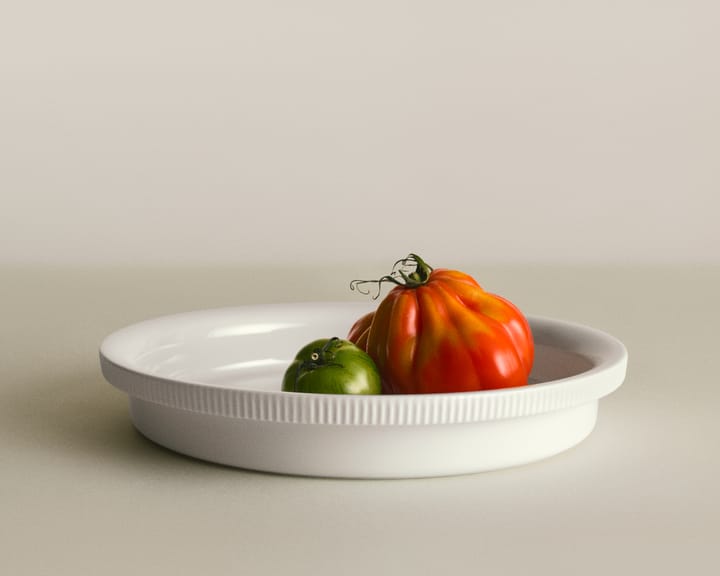 Bernadotte ovenschaal Ø28,6 cm, Wit Georg Jensen