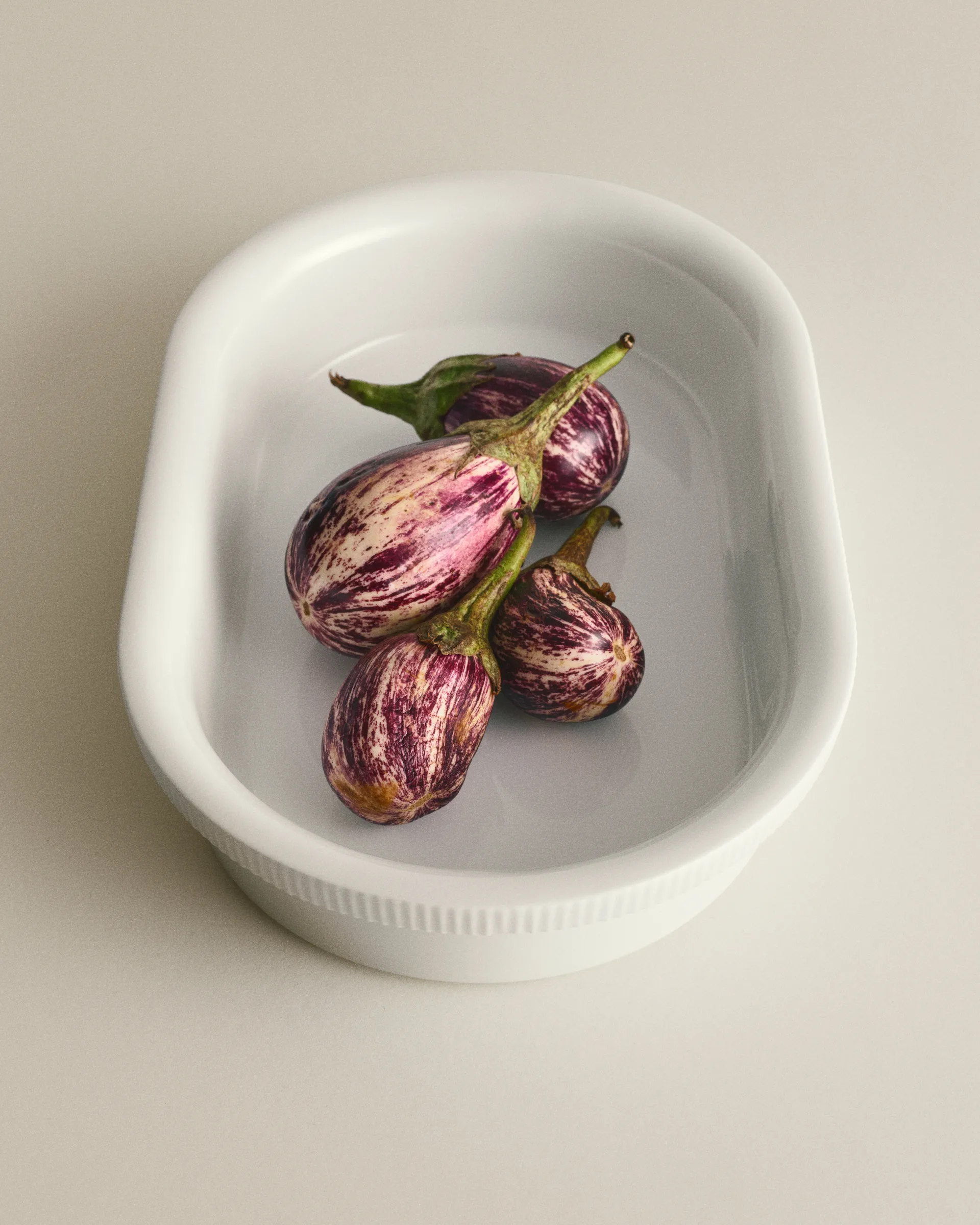 Bernadotte ovenschaal ovaal 20,1x31,6 cm, Wit Georg Jensen