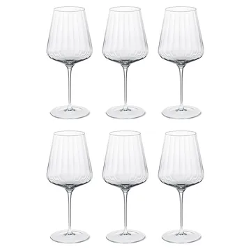 Bernadotte rodewijnglas 6-pack - Kristalline - Georg Jensen