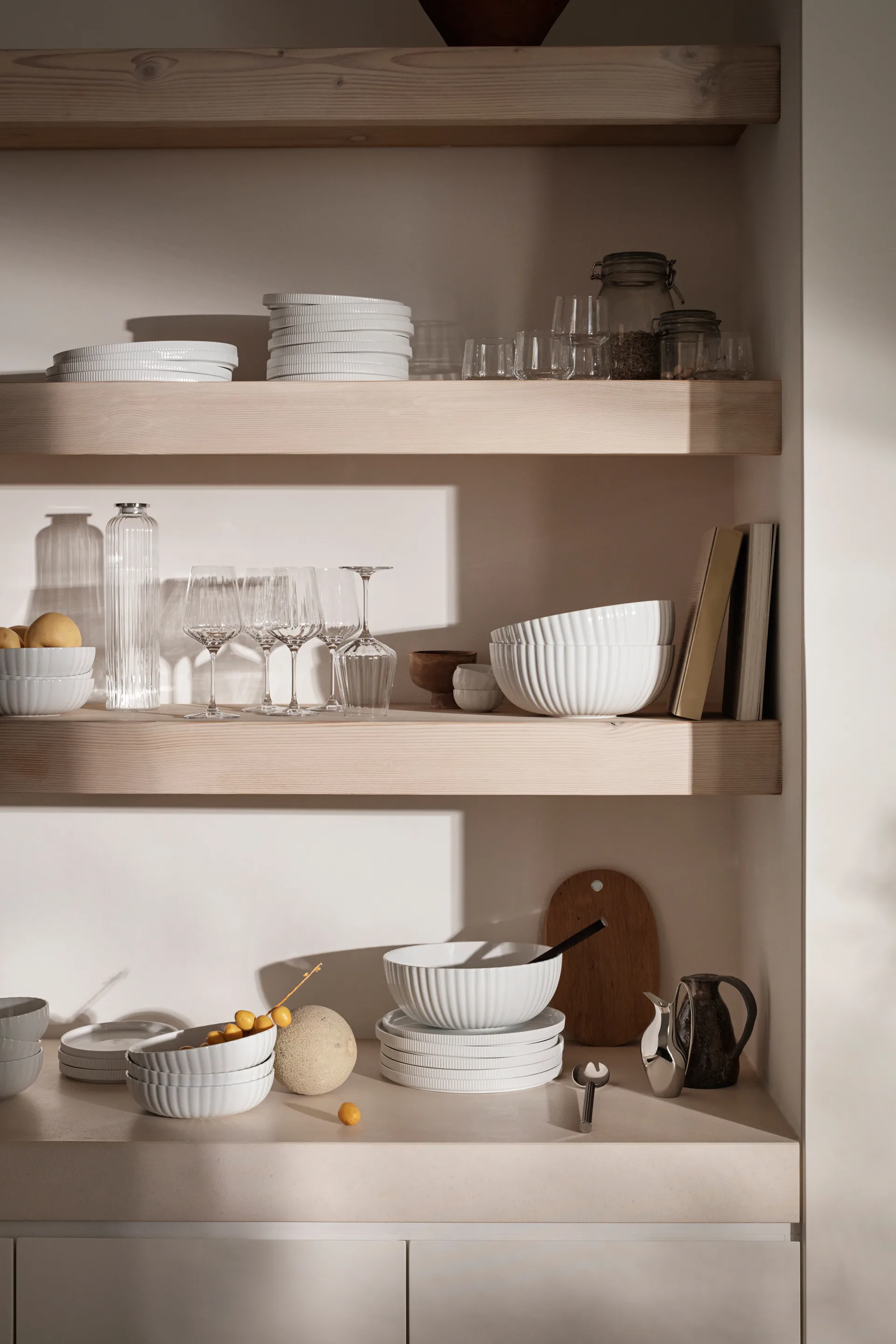 Bernadotte saladeschaal Ø26 cm, Wit Georg Jensen
