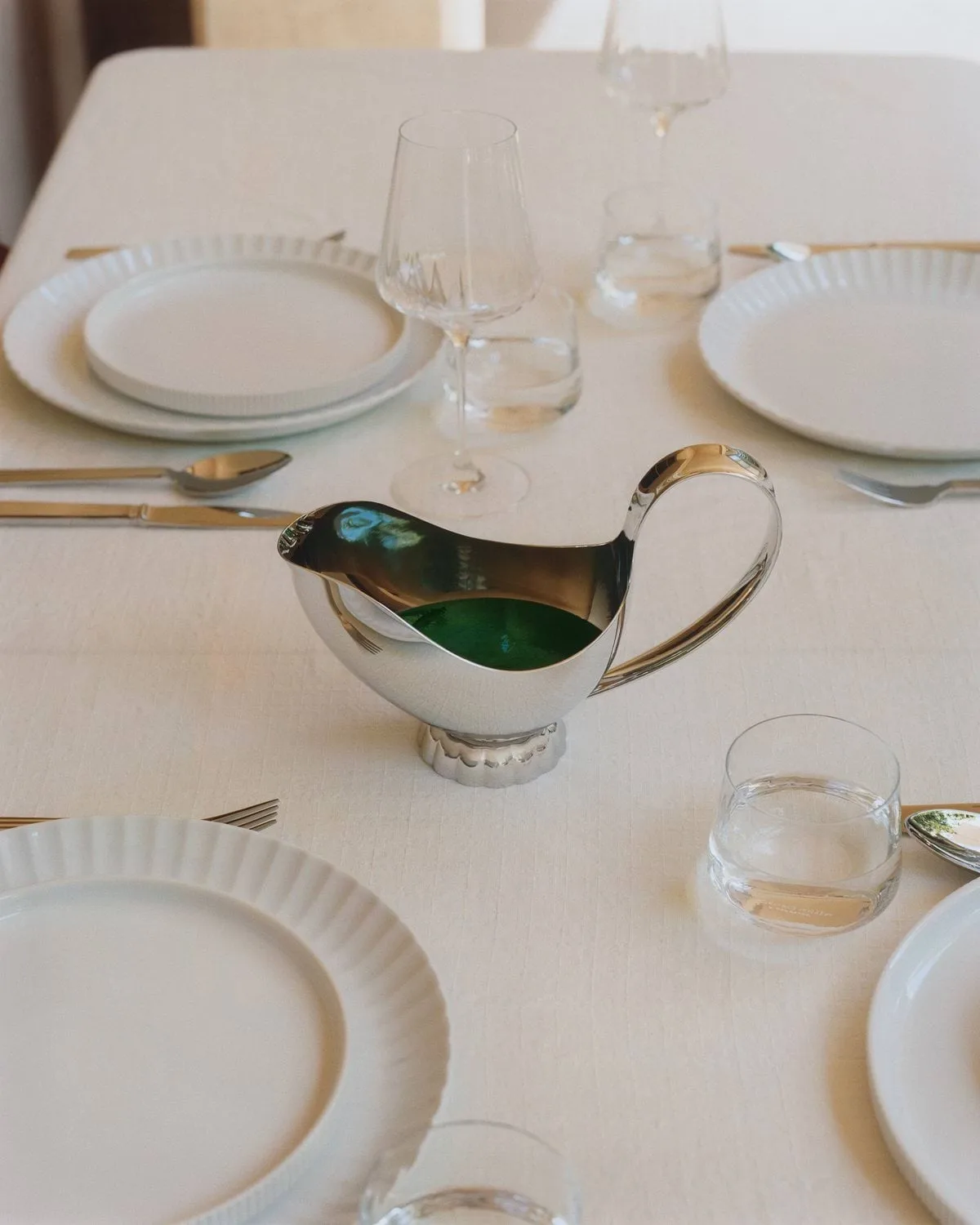 Bernadotte sauskan, Roestvrij staal, 14 cl Georg Jensen