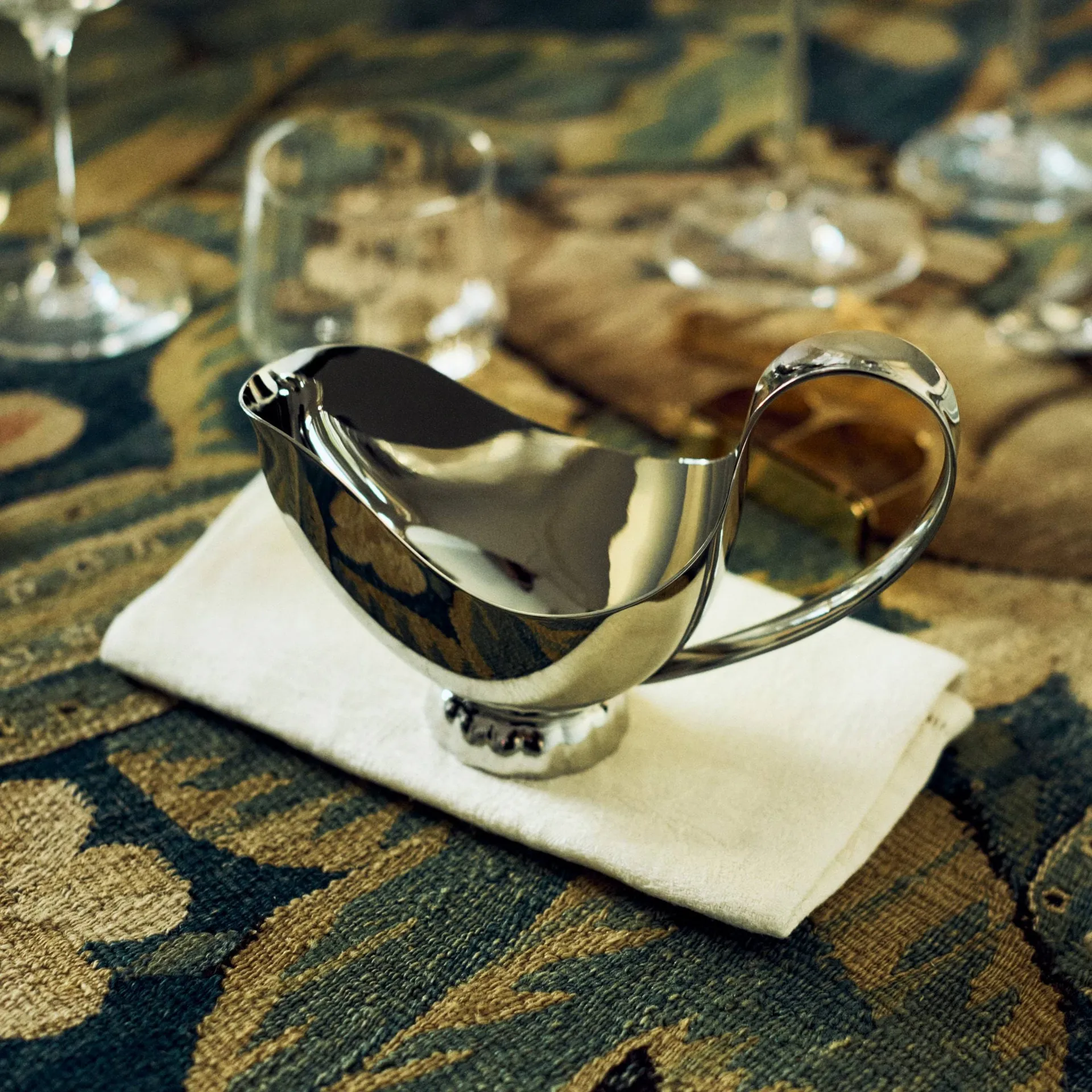 Bernadotte sauskan, Roestvrij staal, 14 cl Georg Jensen