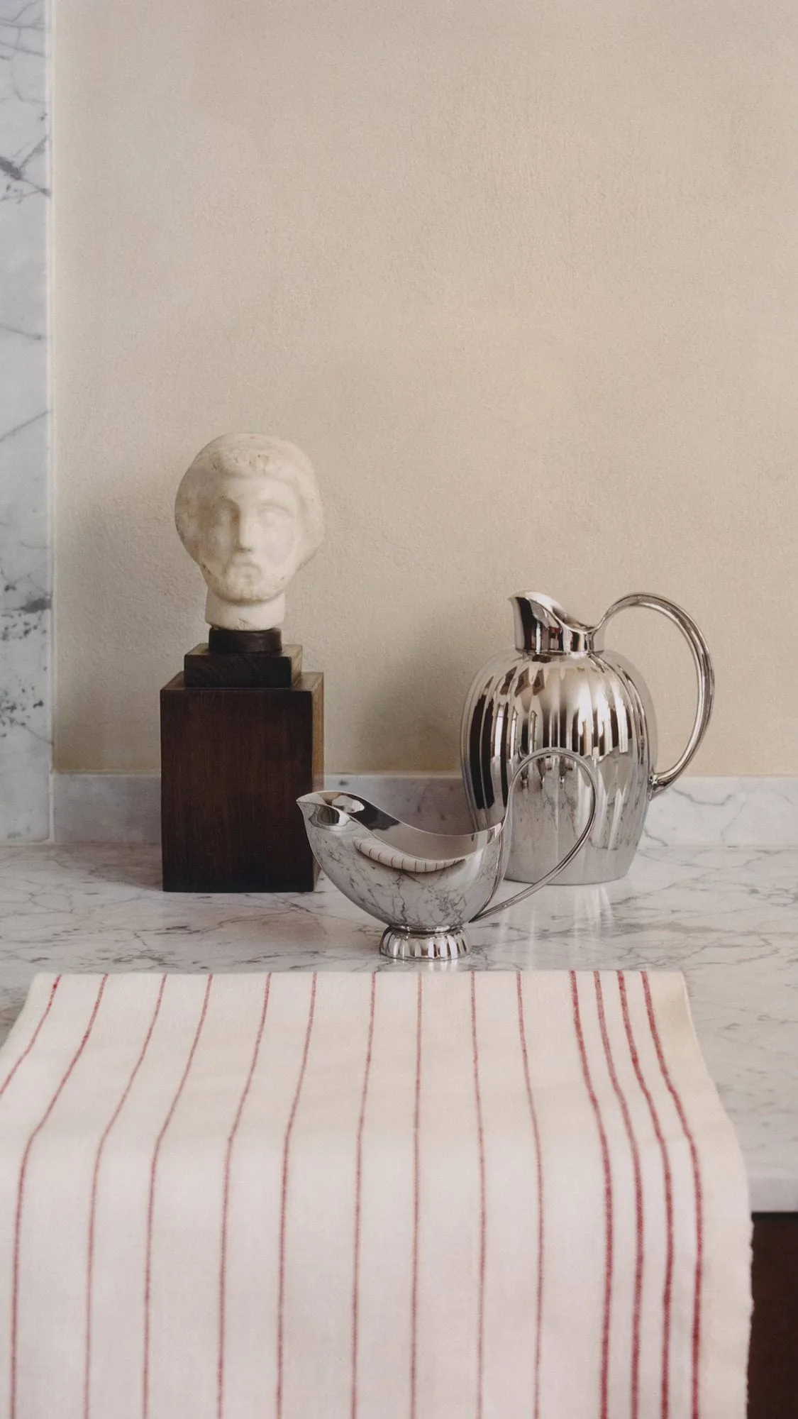 Bernadotte sauskan, Roestvrij staal, 33 cl Georg Jensen