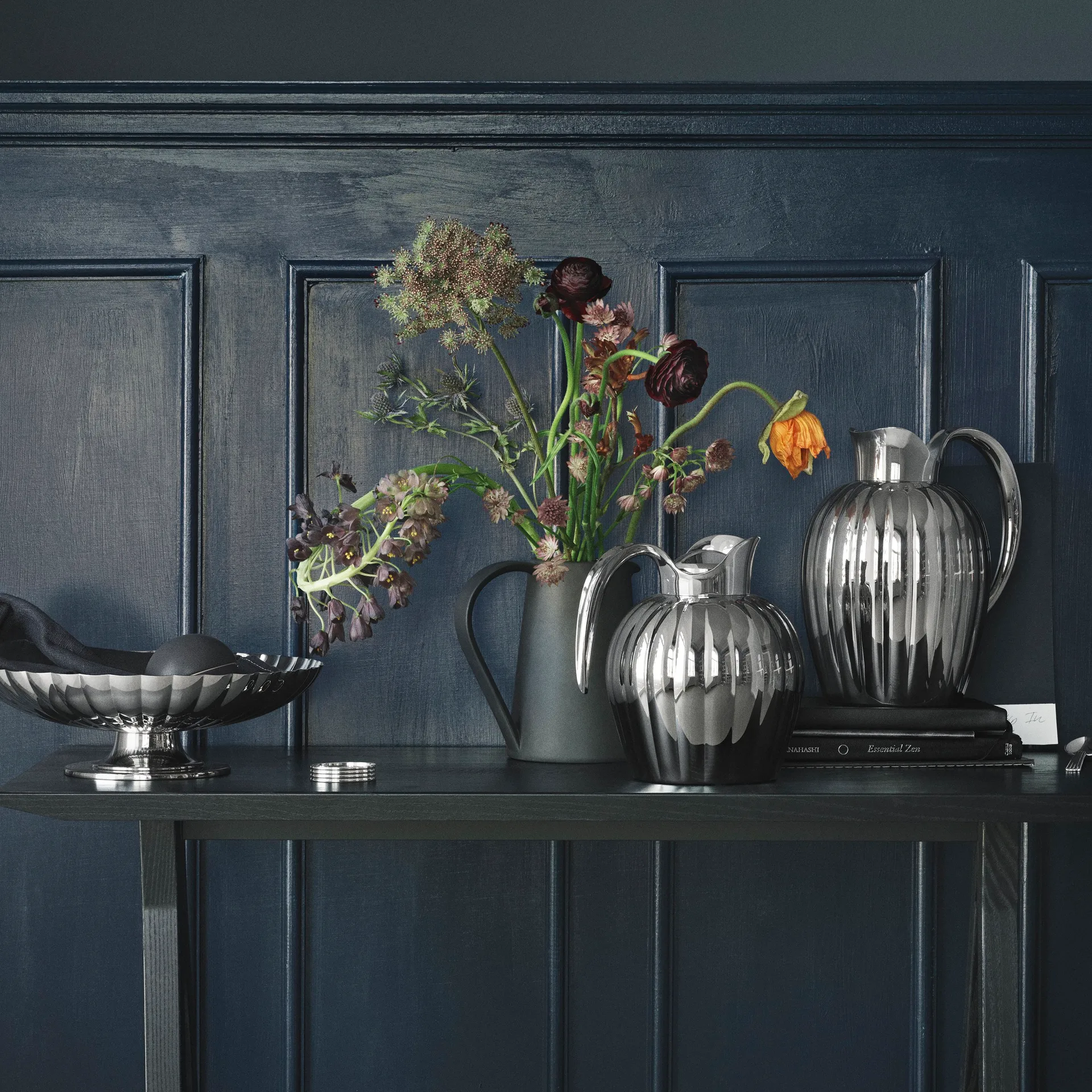 Bernadotte schaal op voet, Ø 28 cm Georg Jensen