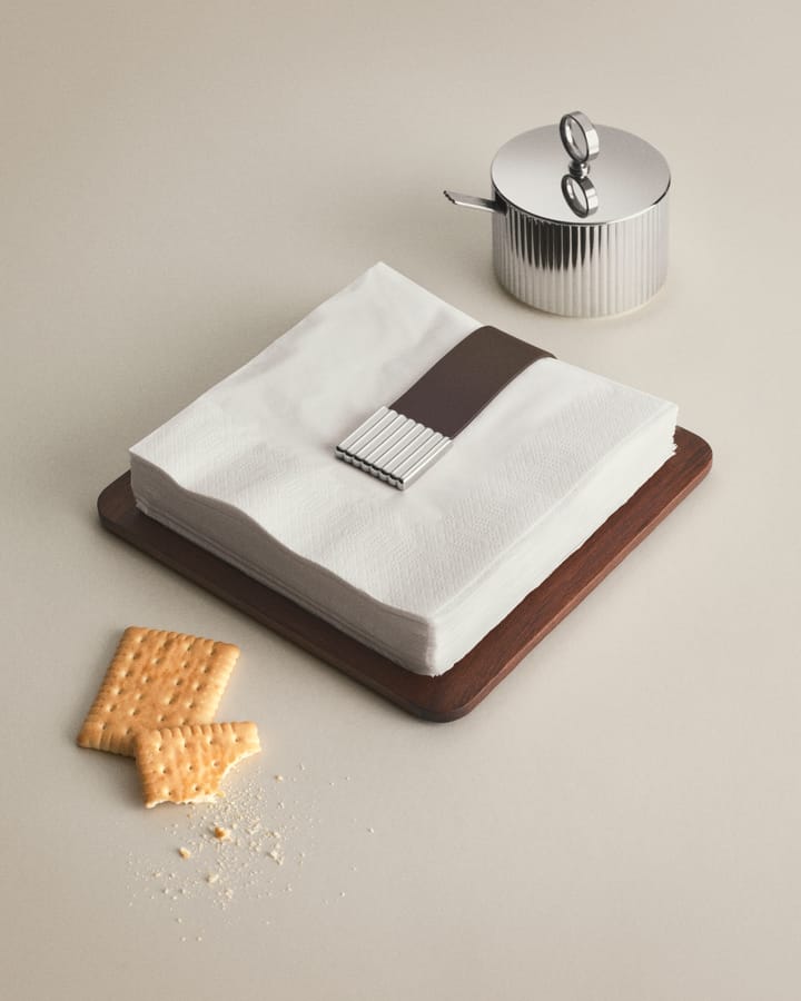 Bernadotte servethouder 20,1x20,1 cm, Roestvrij staal Georg Jensen