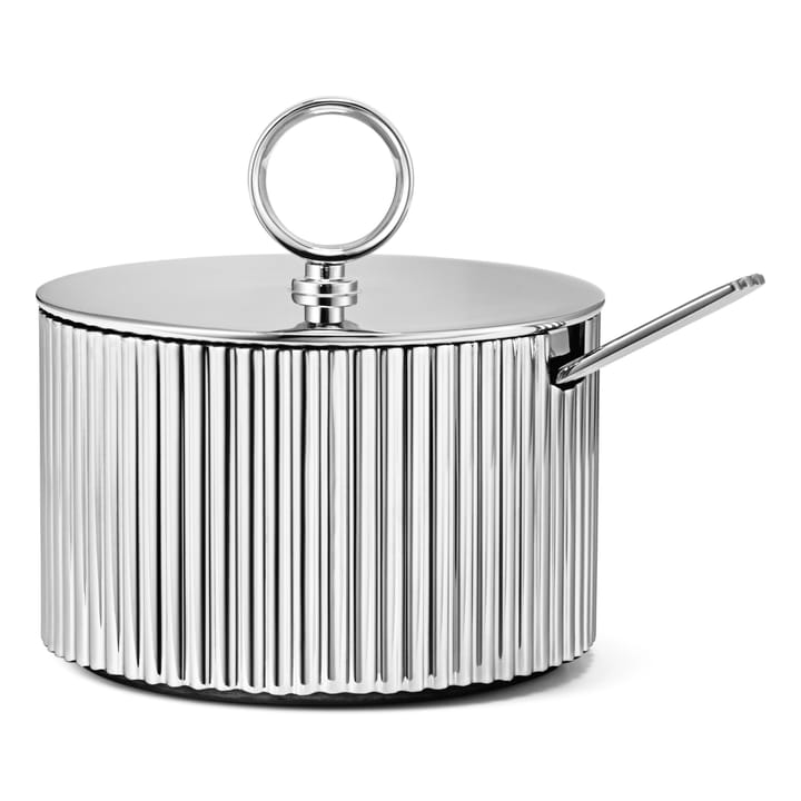 Bernadotte suikerpot met lepel - Roestvrij staal - Georg Jensen