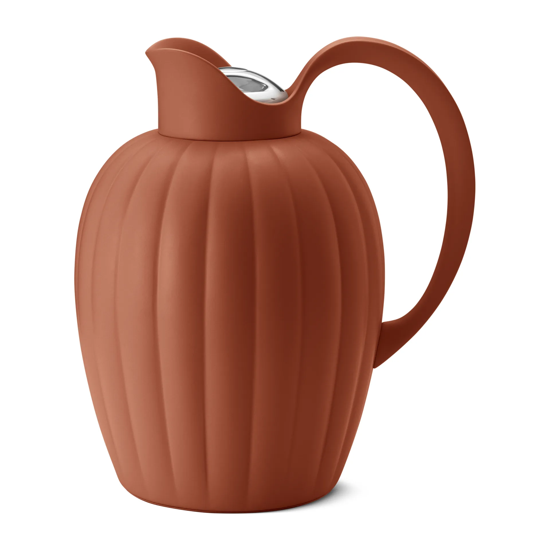 Bernadotte thermoskan terracotta, 1l Georg Jensen