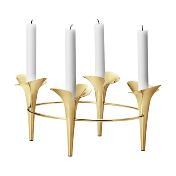 Bloom kaarsenhouder Ø28 cm - Goud - Georg Jensen