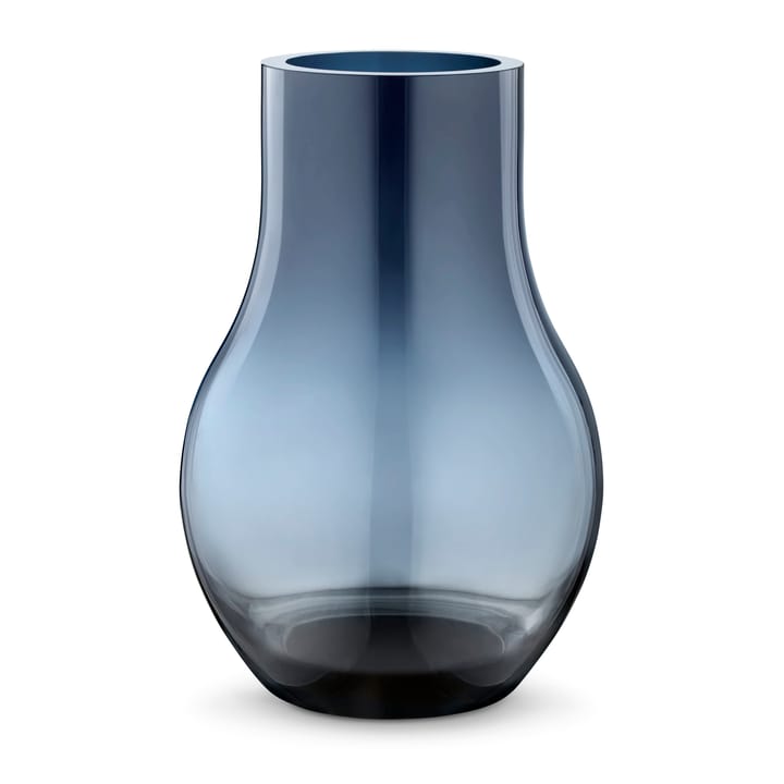 Cafu glas vaas blauw - middel - 30 cm. - Georg Jensen