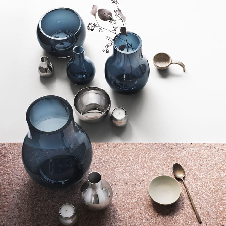 Cafu glazen vaas blauw - klein, 21,6 cm - Georg Jensen