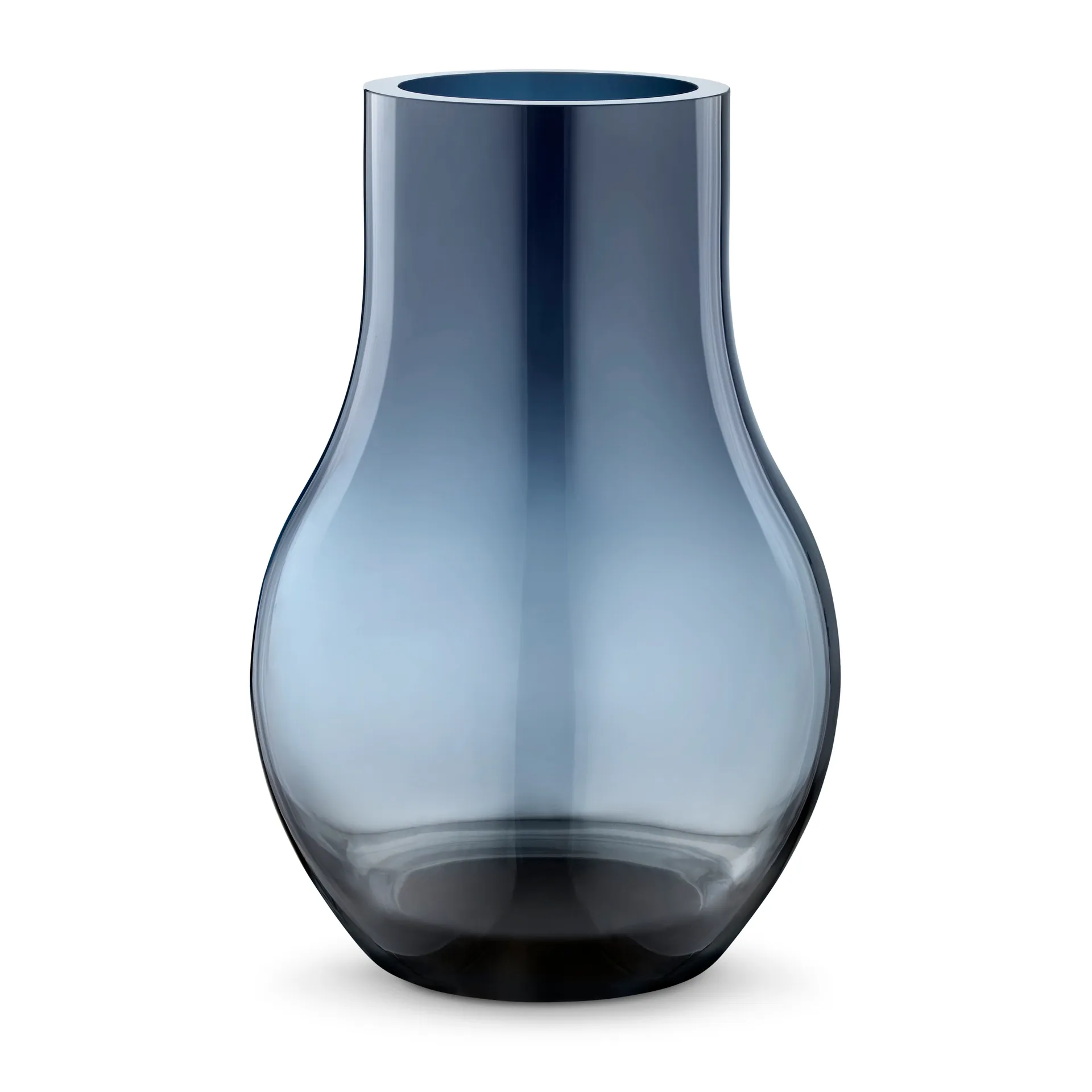 Cafu glazen vaas blauw, middel - 30 cm. Georg Jensen
