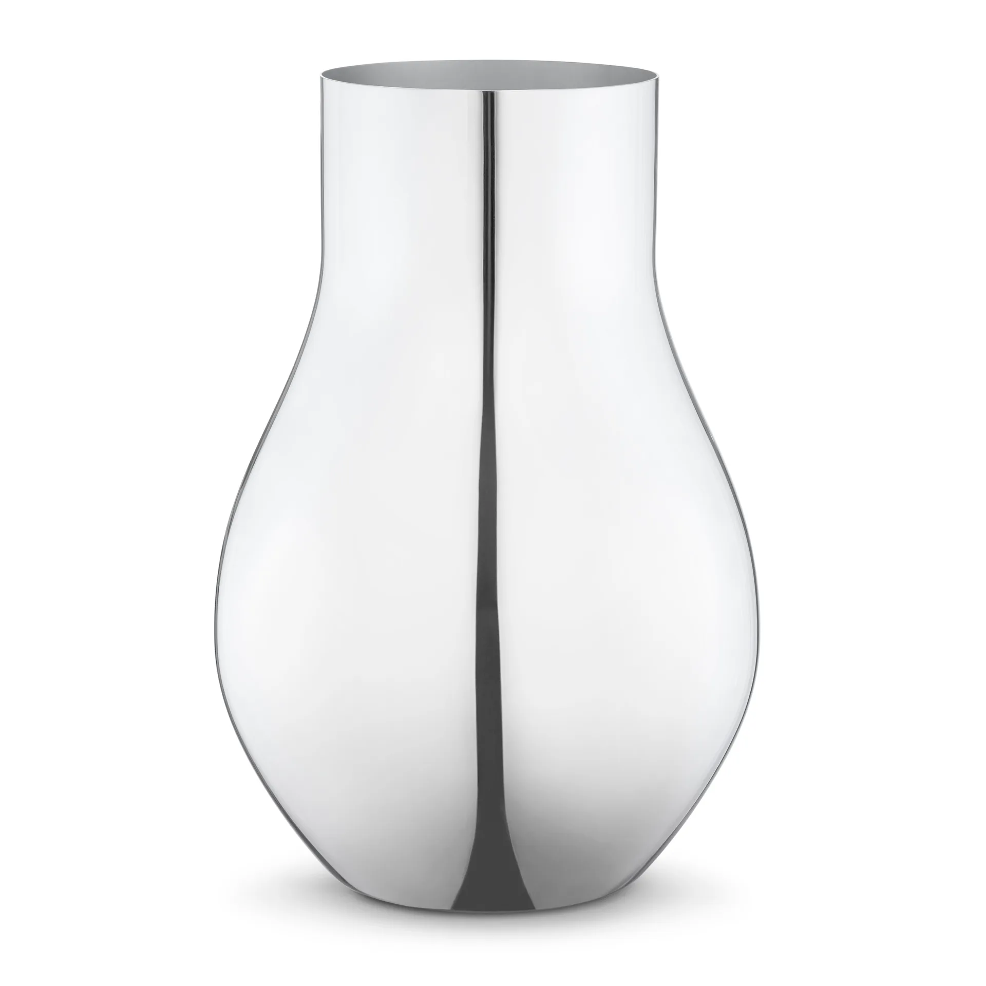 Cafu vaas roestvrij staal, medium, 30 cm Georg Jensen
