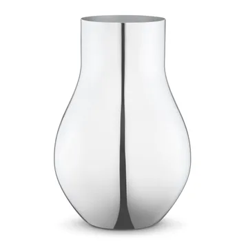 Cafu vaas roestvrij staal - medium, 30 cm - Georg Jensen
