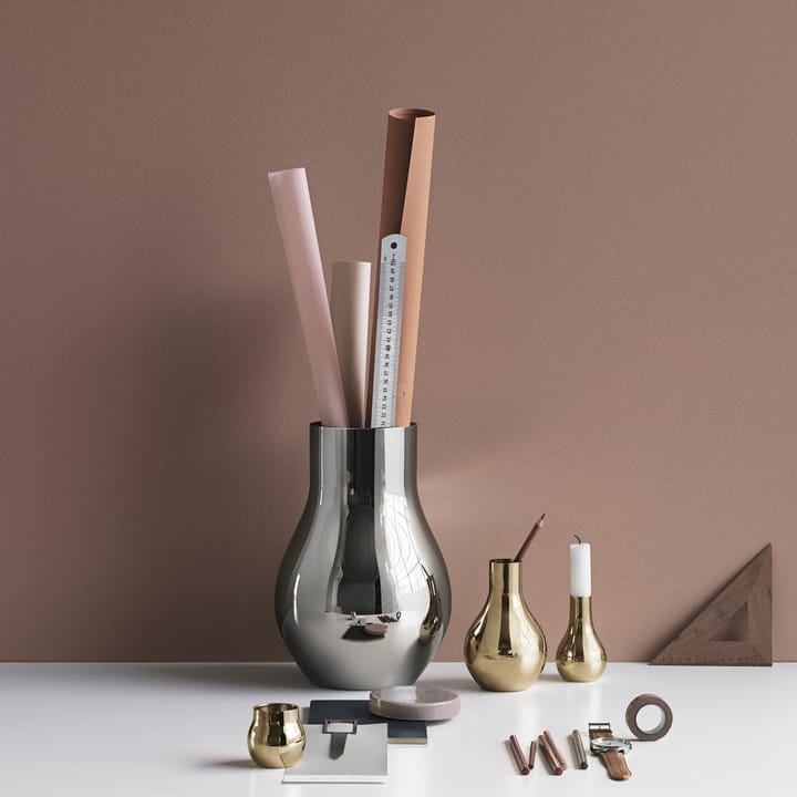 Cafu vaas roestvrij staal, medium, 30 cm Georg Jensen
