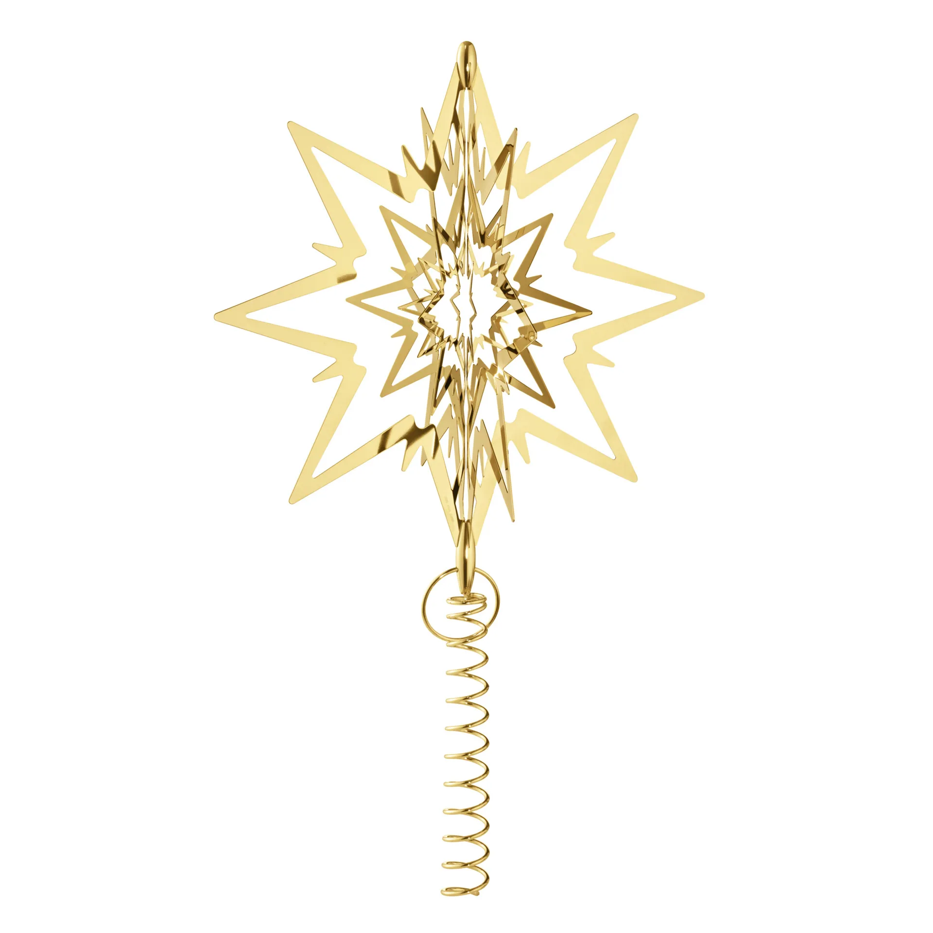Christmas Collectibles piek groot, gouden afwerking Georg Jensen