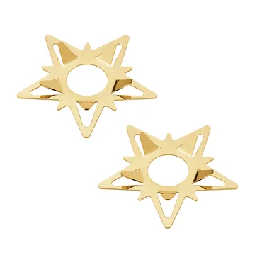 Classic christmas kaarsenmanchet ster 2-pack - Goud - Georg Jensen