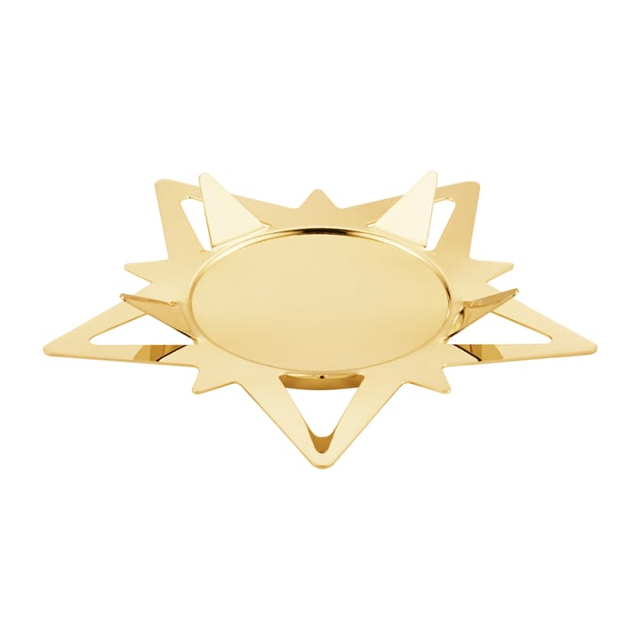 Classic christmas star blokkaarshouder Ø16 cm - Goud - Georg Jensen