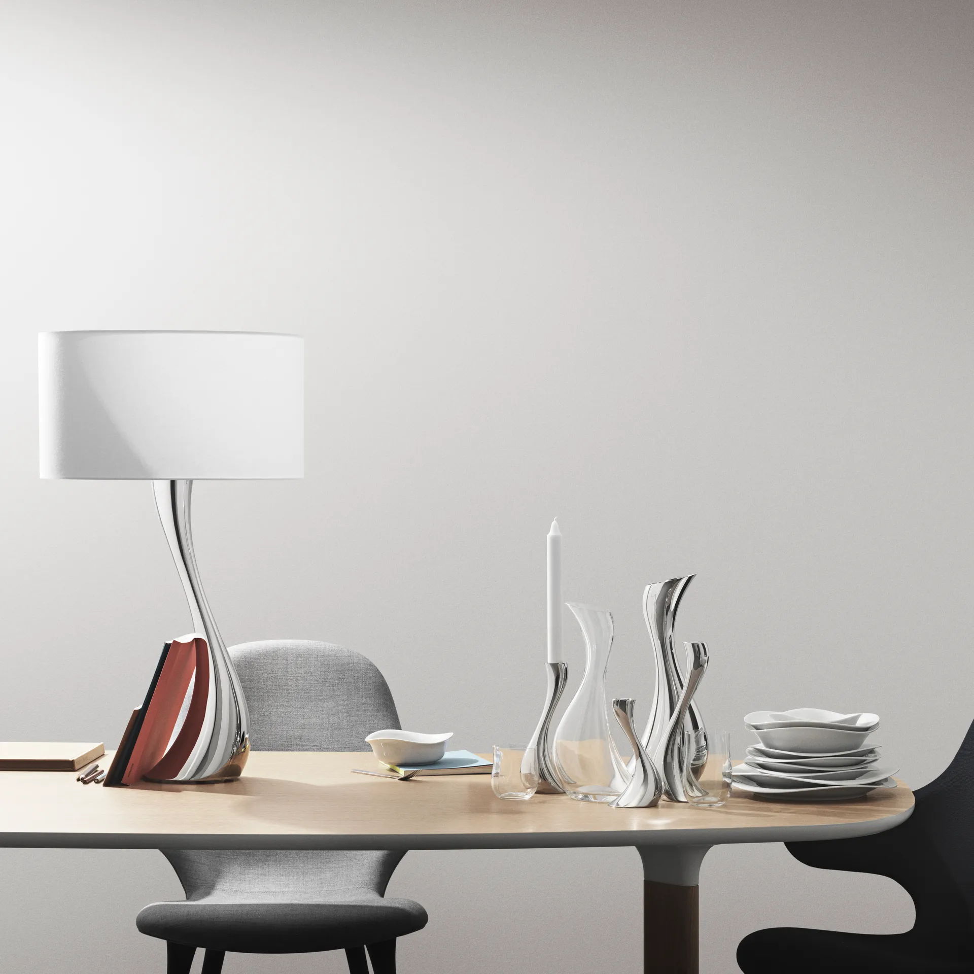 Cobra bord, Ø 21 cm. Georg Jensen