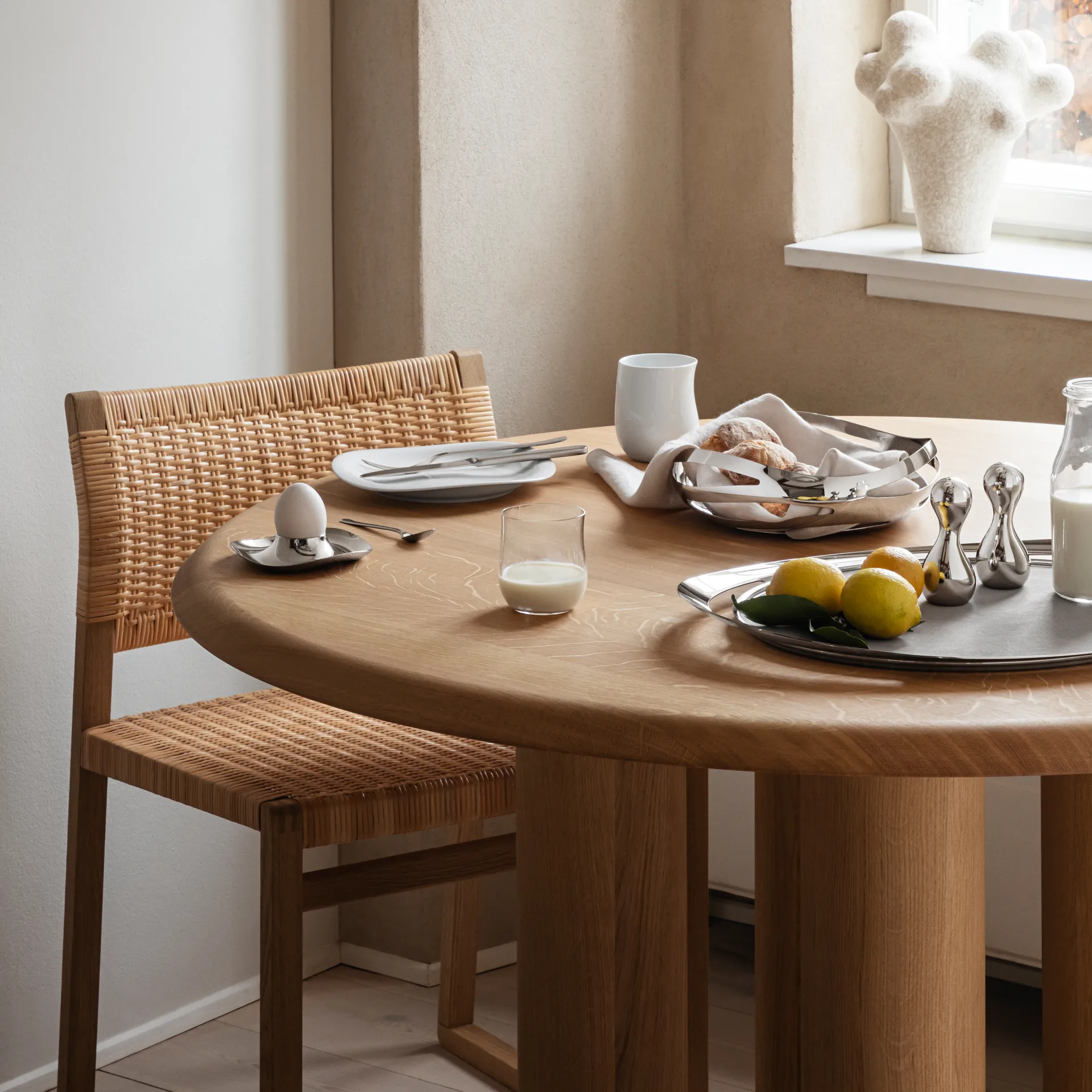 Cobra eierdop 2-pack, Roestvrij staal Georg Jensen