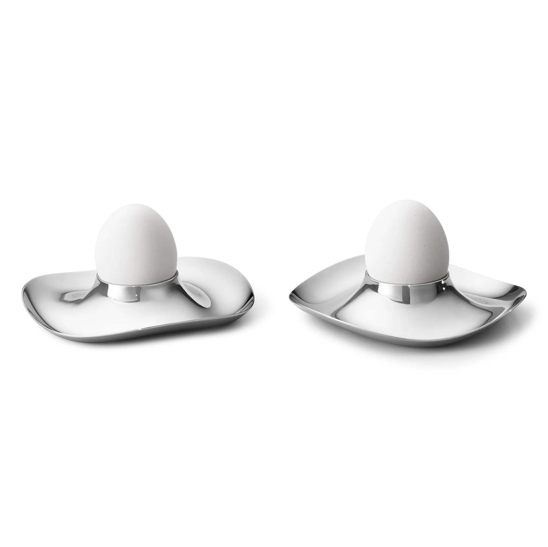 Cobra eierdop 2-pack, Roestvrij staal Georg Jensen