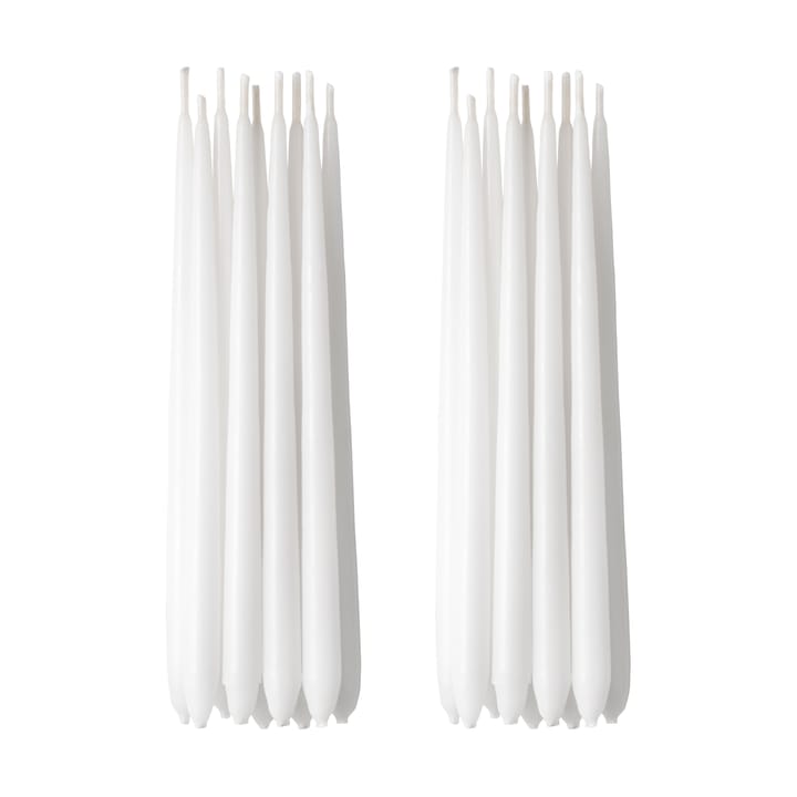 Cobra Hanukkah kaarsen 18-pack, Wit Georg Jensen