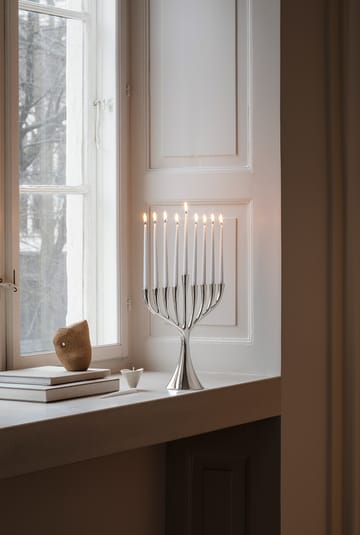 Cobra Hanukkah kaarsen 18-pack - Wit - Georg Jensen