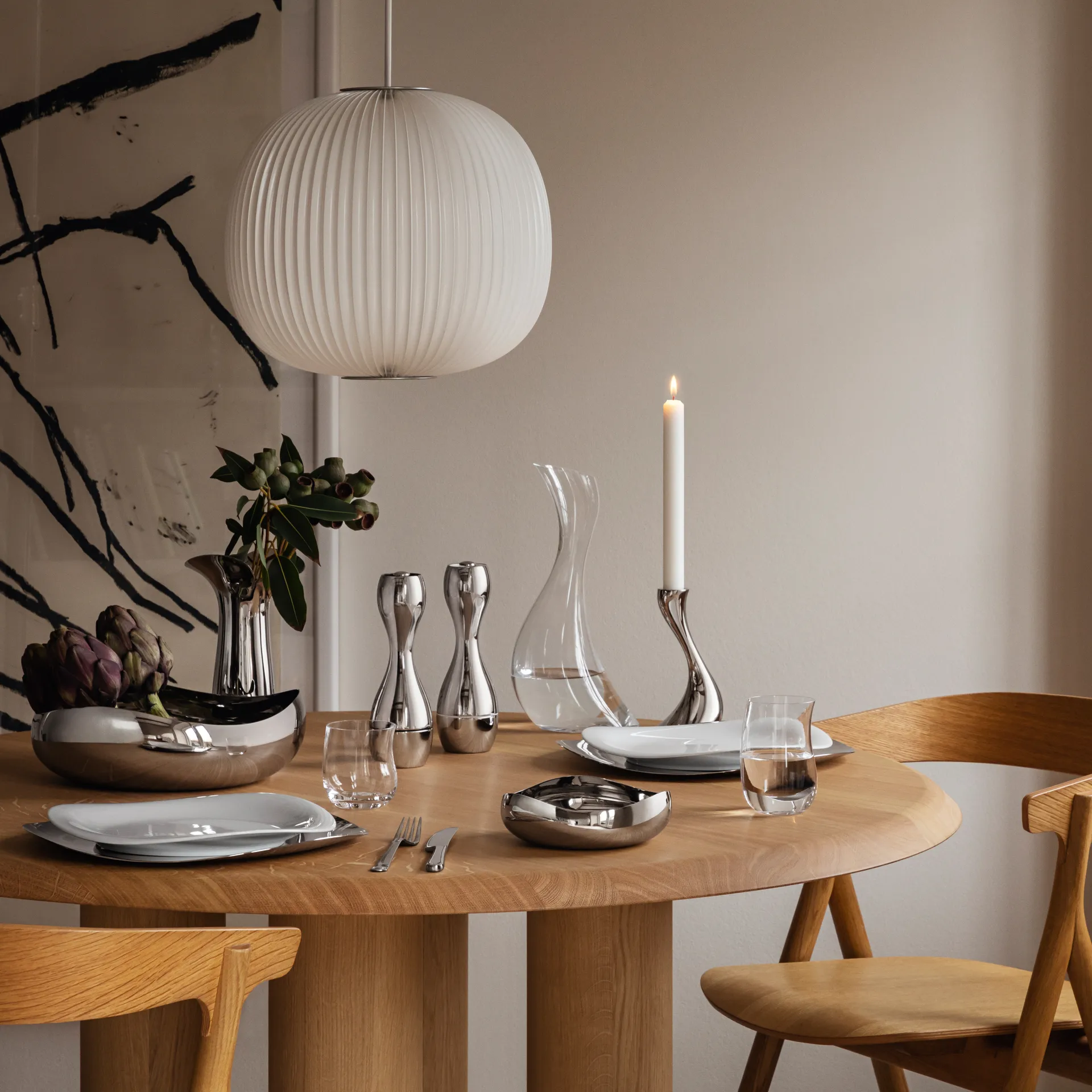 Cobra schaal Ø28 cm, Roestvrij staal Georg Jensen