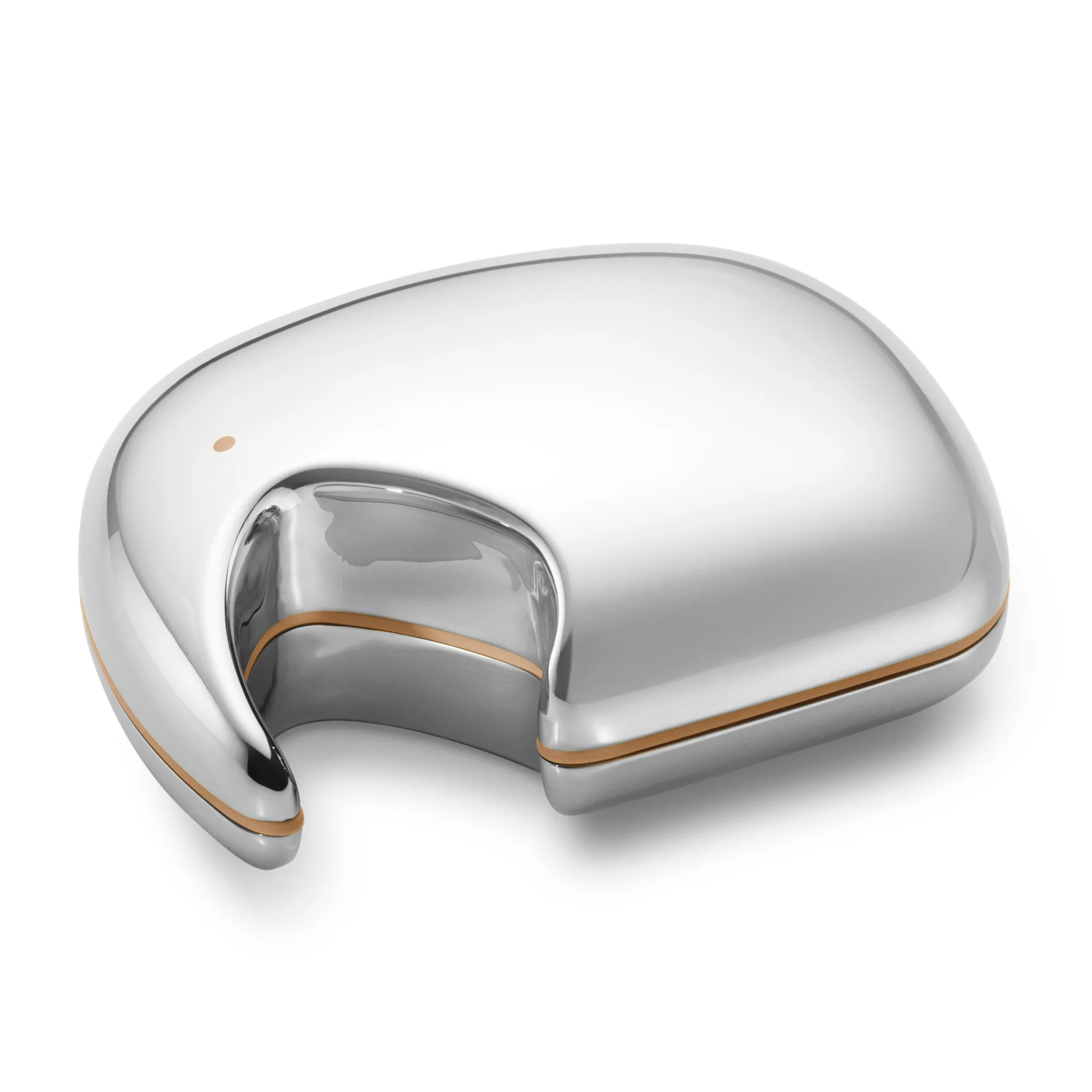 Elephant doosje 7x10 cm, Roestvrij staal-geel Georg Jensen