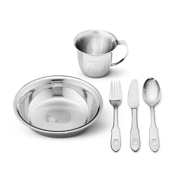 Elephant kinderservies - 5-delig - Georg Jensen