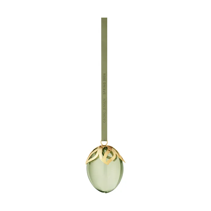 Georg Jensen paasei hanger - Groen, 18K verguld, 2026 - Georg Jensen