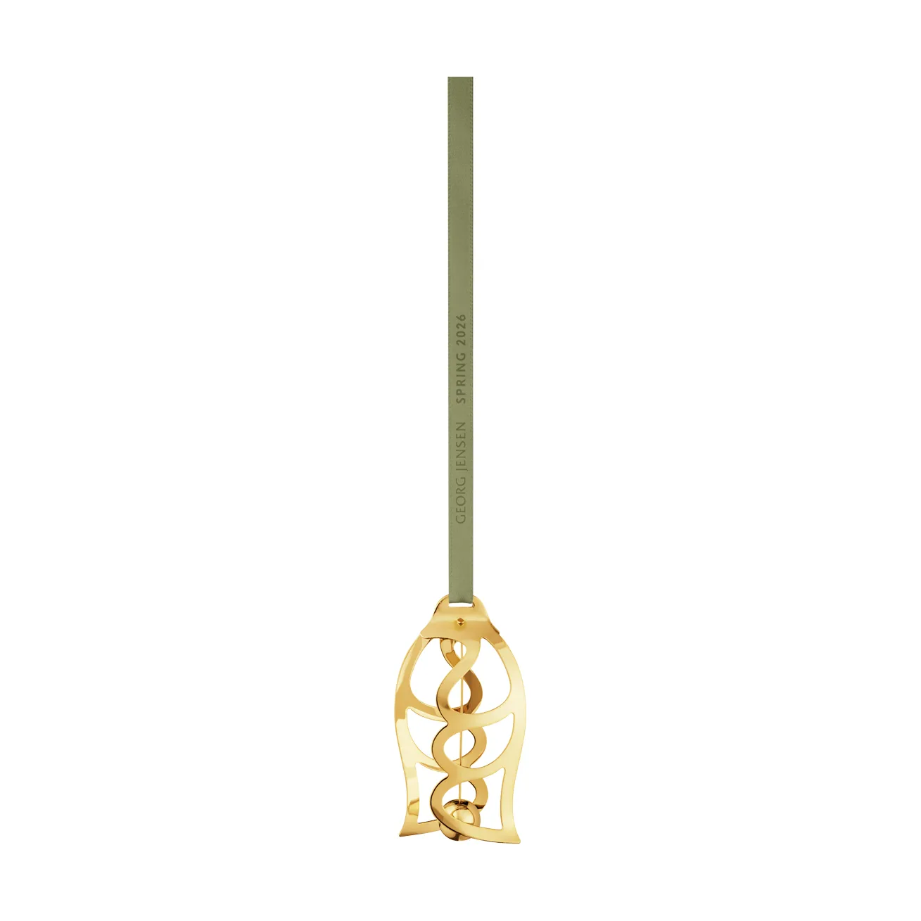 Georg Jensen paashanger, Tulp, 18K verguld, 2026 Georg Jensen