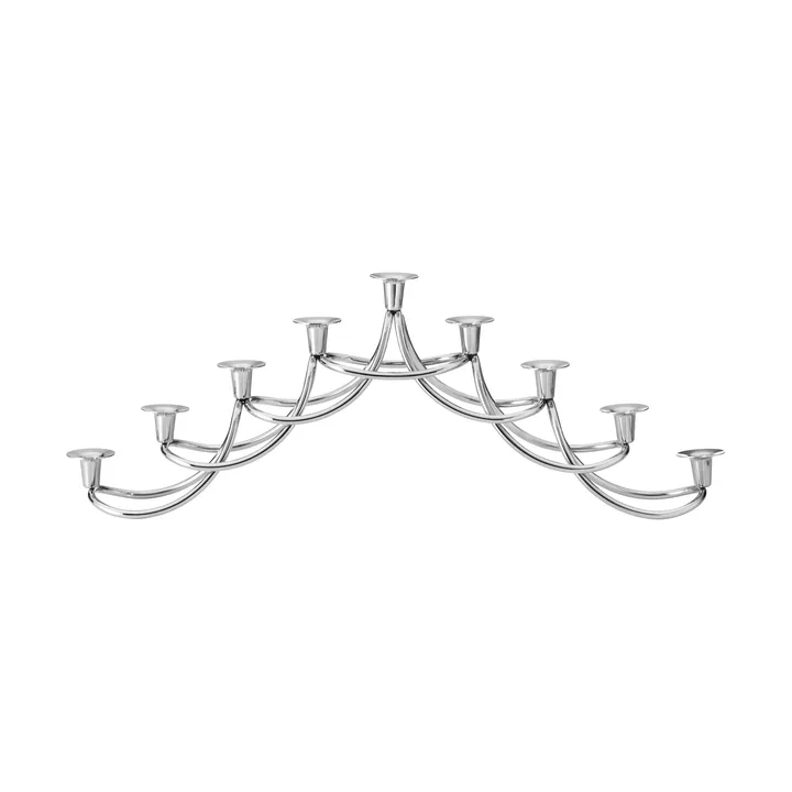Harmony menorah kandelaar - Roestvrij staal - Georg Jensen