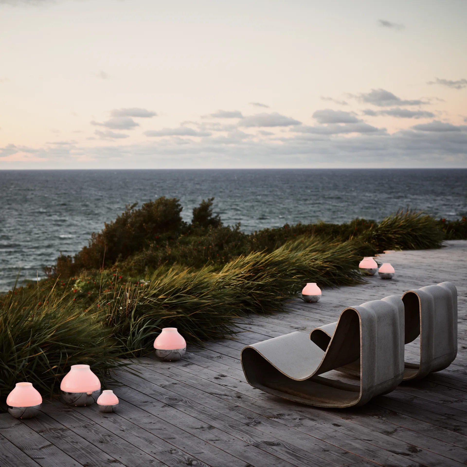 Henning Koppel hurricane kaarsenhouder, Ø 19,2 cm. Georg Jensen