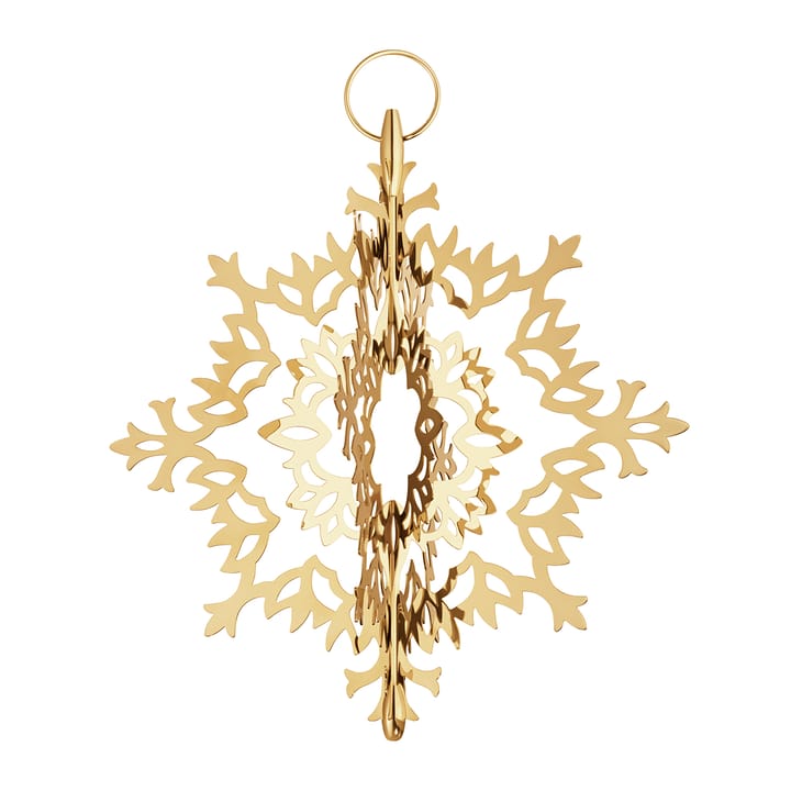 Ice Flower kerstboompiek, Verguld Georg Jensen