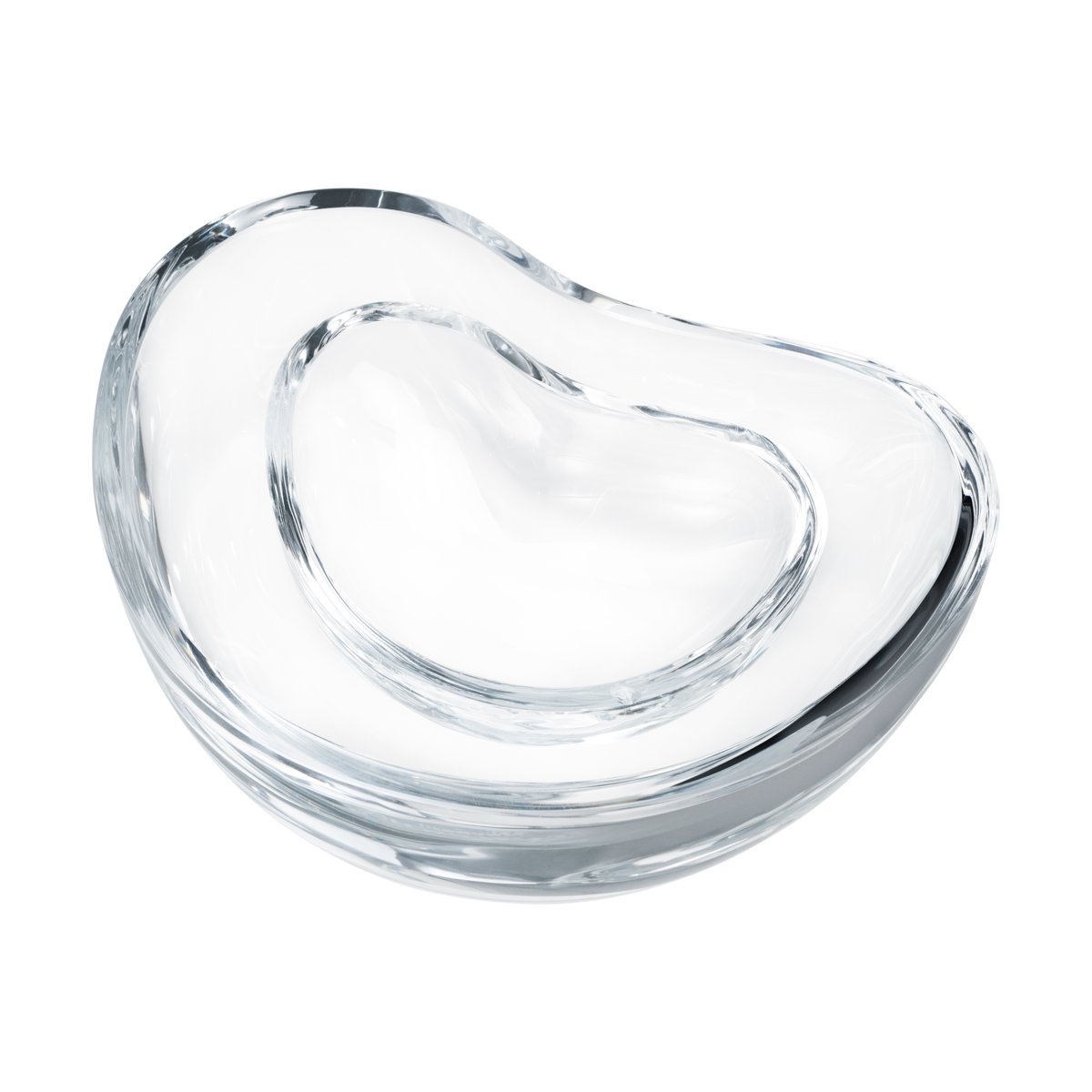 Georg Jensen Indulgence kaviarschaal Helder | Scandinavisch Interieur | Serveerschalen & -schotels | Transparant