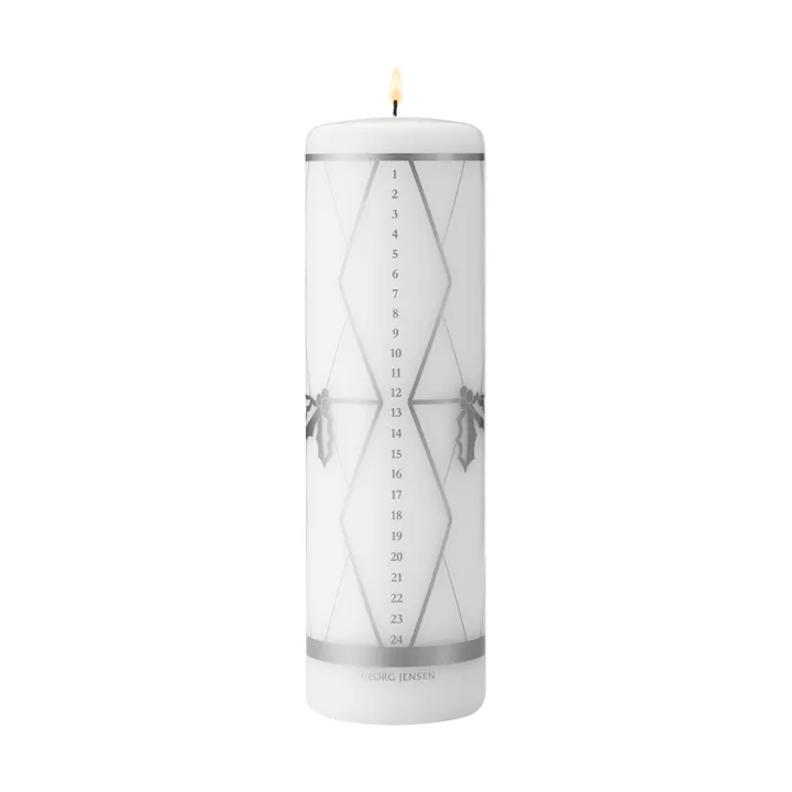 kalenderkaars 2026 - zilverdruk - Georg Jensen
