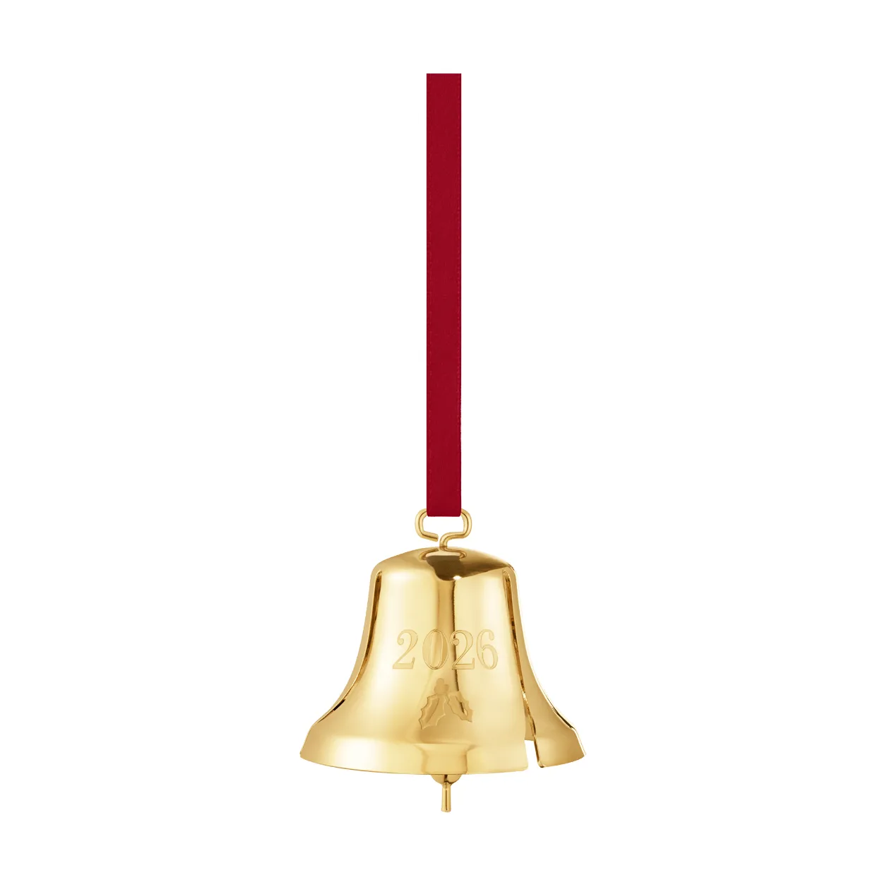 kerstbel 2026, goud Georg Jensen