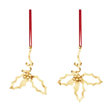 kersttafeldecoratie 2026 - Goud, 2 delig - Georg Jensen