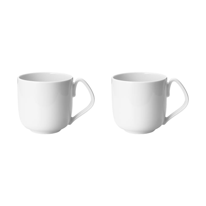 Koppel mok 27 cl 2-pack - Wit - Georg Jensen