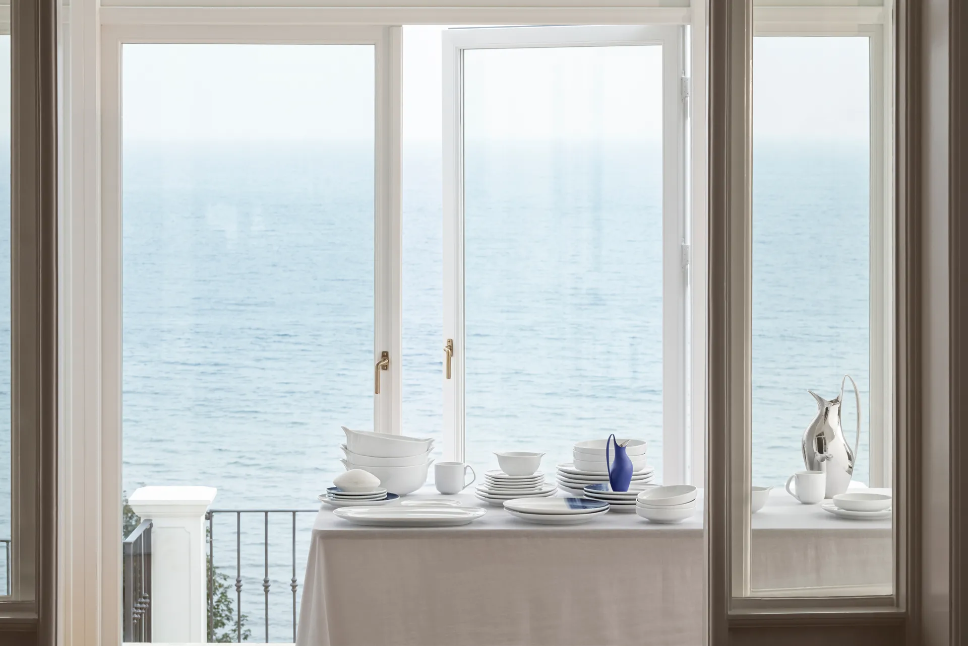 Koppel schaal Ø15,6 cm, Wit Georg Jensen