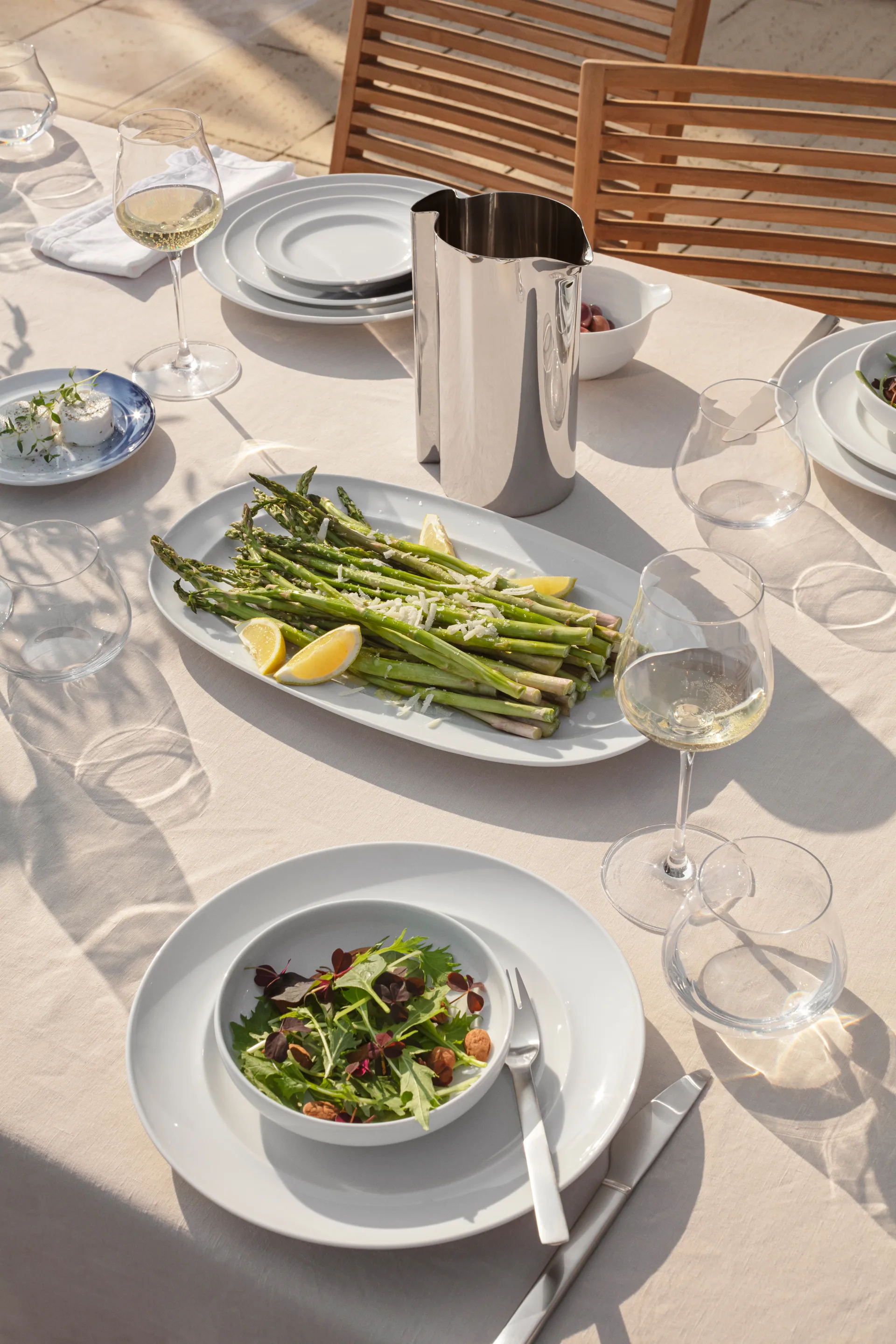 Koppel schaal Ø15,6 cm, Wit Georg Jensen