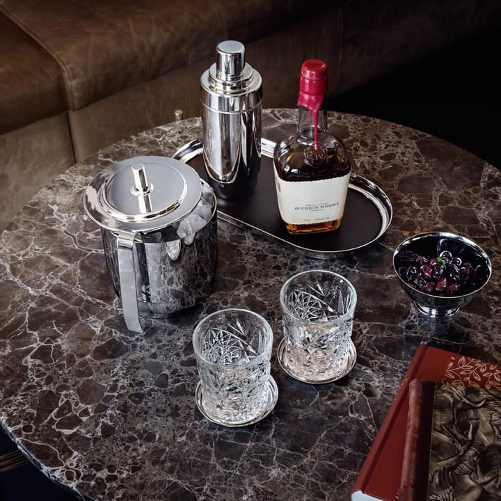 Manhattan ijsemmer met tang, roestvrij staal Georg Jensen