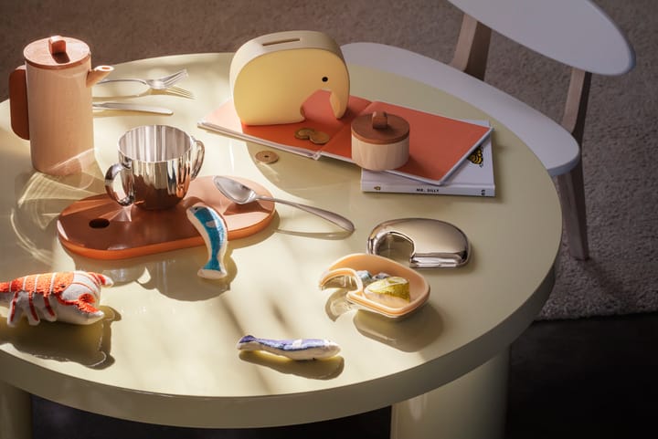 Miniphant spaarpot 6x8,7 cm, Vanilla bean Georg Jensen